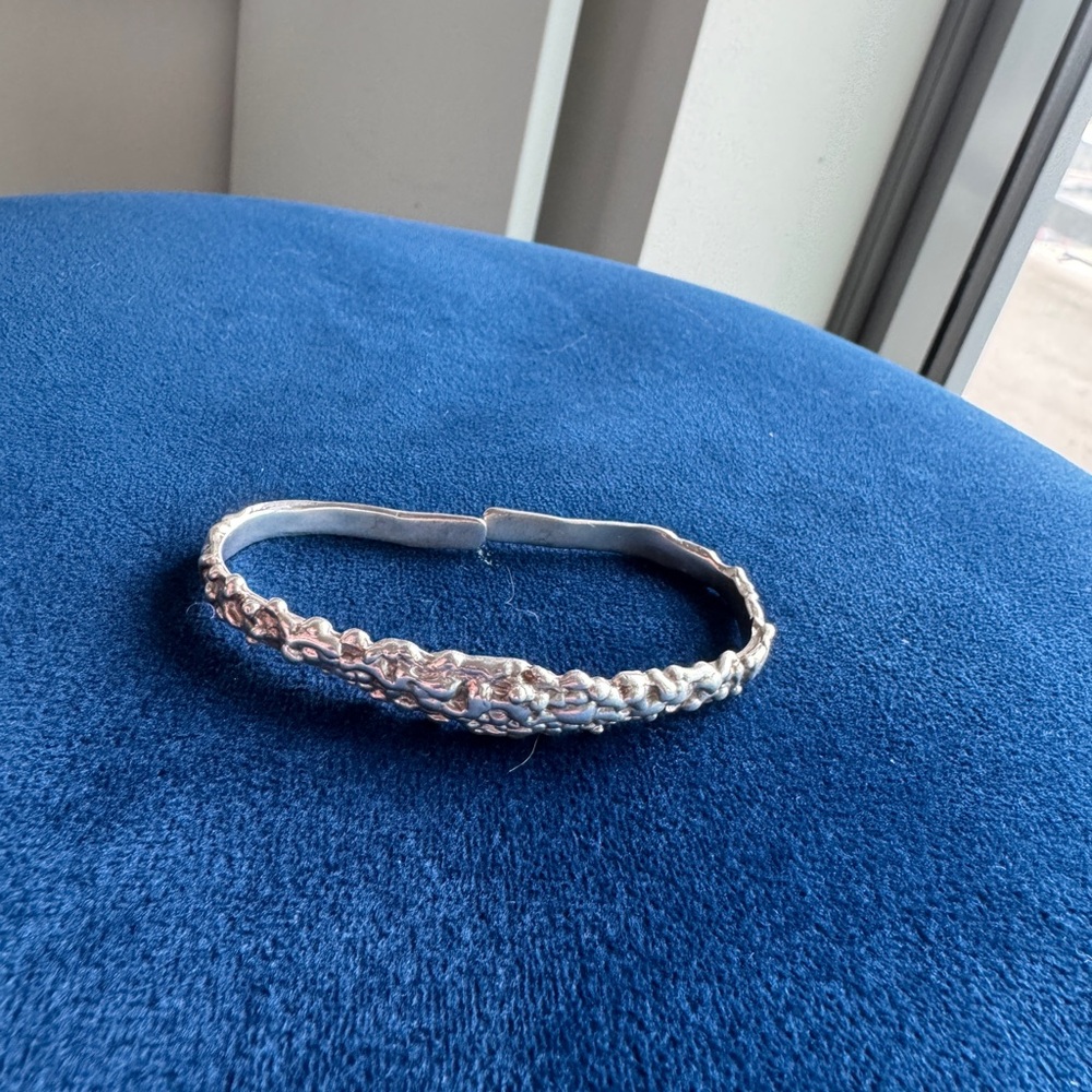 Silver Braided Bracelet - image 1